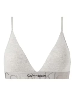 Outlet 🎉 Calvin Klein Embossed Icon Cotton Triangle Bralette In Grey ❤️ -bra-accessories Shop unnamed file 1064
