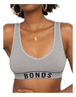 Flash Sale 🎉 Bonds Originals Retro Rib Deep V Bra In Grey 🎁