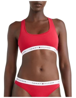 Outlet π Tommy Hilfiger Icon 2.0 Unlined Bralette In Red π