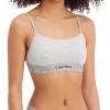 Hot Sale 🥰 Calvin Klein Embossed Icon Cotton Unlined Bralette In Grey ⌛ -bra-accessories Shop unnamed file 1147