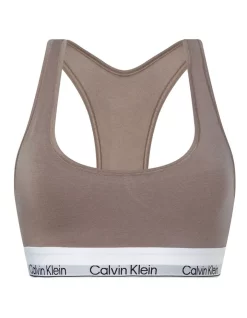 Discount ❤️ Calvin Klein Modern Cotton Naturals Unlined Bralette In Rich Taupe ✨ -bra-accessories Shop unnamed file 1189
