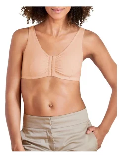 Hot Sale 🧨 Amoena Frances Soft Cup Leisure Bra White/Beige 💯