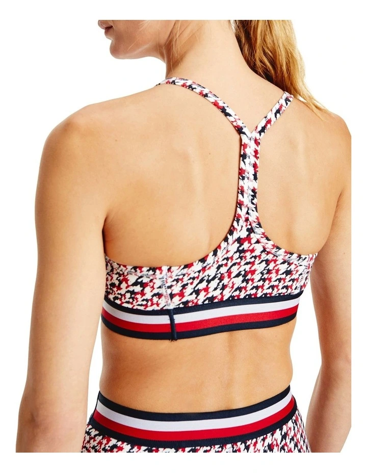 Discount π Tommy Hilfiger Sport Low Support Houndstooth Bra In Multi 𧨠4 Discount π Tommy Hilfiger Sport Low Support Houndstooth Bra In Multi 𧨠- Image 2