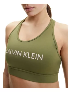 Flash Sale 🔔 Calvin Klein Medium Impact Sports Bra Capulet Olive 🎉 -bra-accessories Shop unnamed file 1245
