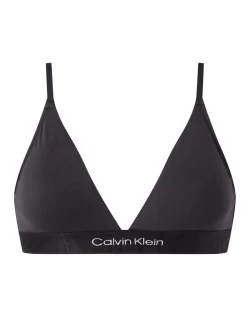 Outlet 🎉 Calvin Klein Embossed Icon Cotton Light Lined Triangle Bralette In Black ⭐ -bra-accessories Shop unnamed file 1296