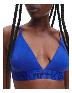 Wholesale 🔥 Calvin Klein Embossed Icon Cotton Light Lined Triangle Bra In Blue 🔔 -bra-accessories Shop unnamed file 1313