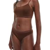 Promo ⌛ Calvin Klein Form To Body Natural Unlined Bralette Umber 🔔 -bra-accessories Shop unnamed file 1315