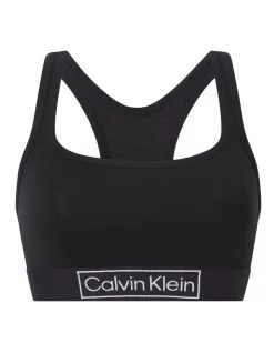 Brand new 🧨 Calvin Klein Reimagined Heritage Unlined Bralette Black 😀 -bra-accessories Shop unnamed file 1342