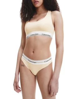 Best deal π Calvin Klein Modern Cotton Naturals Unlined Bralette In Stone π