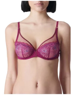 Hot Sale 🔥 Simone Perele Singuliere Full Cup Plunge Bra Purple 👏 -bra-accessories Shop unnamed file 140