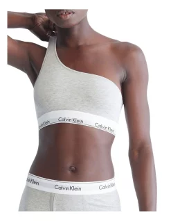 Best Sale 🥰 Calvin Klein Modern Cotton Unlined Bralette In Grey Heather 🎁