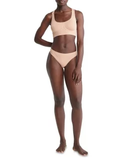 Top 10 ⌛ Calvin Klein Bonded Flex Unlined Bralette In Beige ⌛