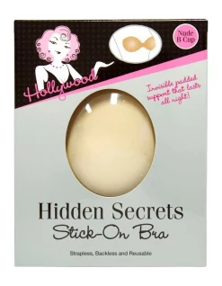 Deals 🎉 Hollywood Products Hidden Secrets Stick-On Bra Beige 🔥