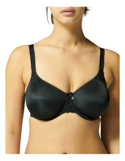 New 🔔 Simone Perele Andora Rigid Seamless Bra Black 🎁