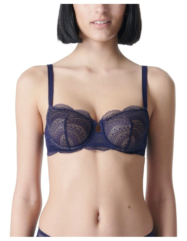 New π€© Simone Perele Karma Half Cup Bra In Midnight Navy π 4 New π€© Simone Perele Karma Half Cup Bra In Midnight Navy π - Image 2