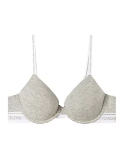 Coupon ✨ Calvin Klein One Cotton T-Shirt Bra Grey 🌟