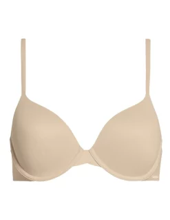 Cheapest ⌛ Calvin Klein Perfectly Fit Modern T-Shirt Bra Beige ❤️ -bra-accessories Shop unnamed file 275