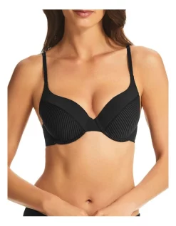 Buy π Fine Lines Embrace 2 Way Convertible T-Shirt Bra In Black π