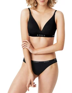 Best Sale 😉 Bonds Originals Contour Triangle Bra In Black 🥰