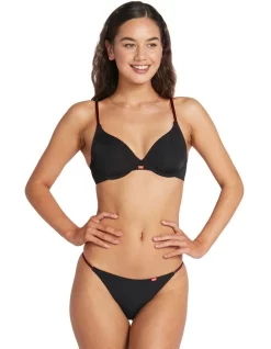 Budget β Me. By Bendon Hold Me Contour Bra In Black/Neon π