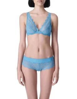Best reviews of π Simone Perele Freesia Underwired Triangle Bra Blue π