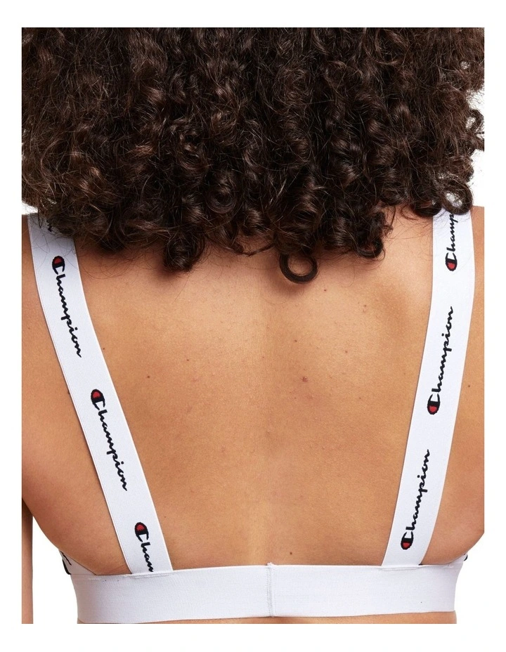 Cheapest 𧨠Champion Life Style Organic Triangle Bra Black 𧨠4 Cheapest 𧨠Champion Life Style Organic Triangle Bra Black 𧨠- Image 2