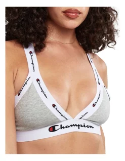 Cheapest π€© Champion Life Style Organic Triangle Bra Oxford Heather Grey π