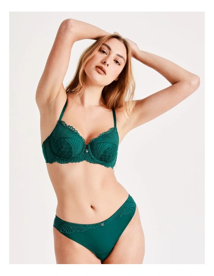 Budget π Chloe & Lola Harlow Lace T-Shirt Bra In Teal β 4 Budget π Chloe & Lola Harlow Lace T-Shirt Bra In Teal β - Image 2