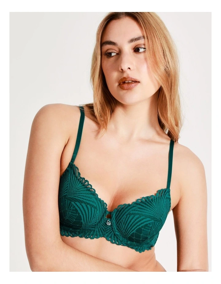 Budget π Chloe & Lola Harlow Lace T-Shirt Bra In Teal β 5 Budget π Chloe & Lola Harlow Lace T-Shirt Bra In Teal β - Image 3