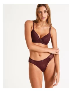 Cheap 😍 Chloe & Lola Harlow Geo Full Coverage Contour Bra Mahogany 👏 -bra-accessories Shop unnamed file 646