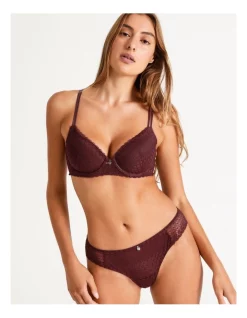 Cheap 😍 Chloe & Lola Harlow Geo Full Coverage Contour Bra Mahogany 👏 -bra-accessories Shop unnamed file 647