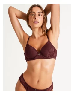 Cheap 😍 Chloe & Lola Harlow Geo Full Coverage Contour Bra Mahogany 👏 -bra-accessories Shop unnamed file 648