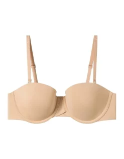 Flash Sale 👍 Calvin Klein Strapless Lightly Lined Bra Nude 👍 -bra-accessories Shop unnamed file 674