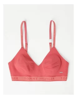 Promo 𧨠Tommy Hilfiger Seacell Lightly Lined Bralette In Frosted Cranberry π