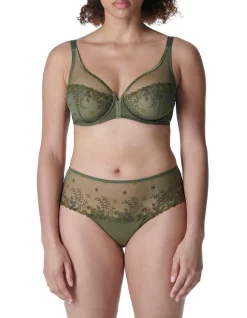Best Sale 𧨠Simone Perele Delice Full Cup Plunge Bra In Green β€οΈ