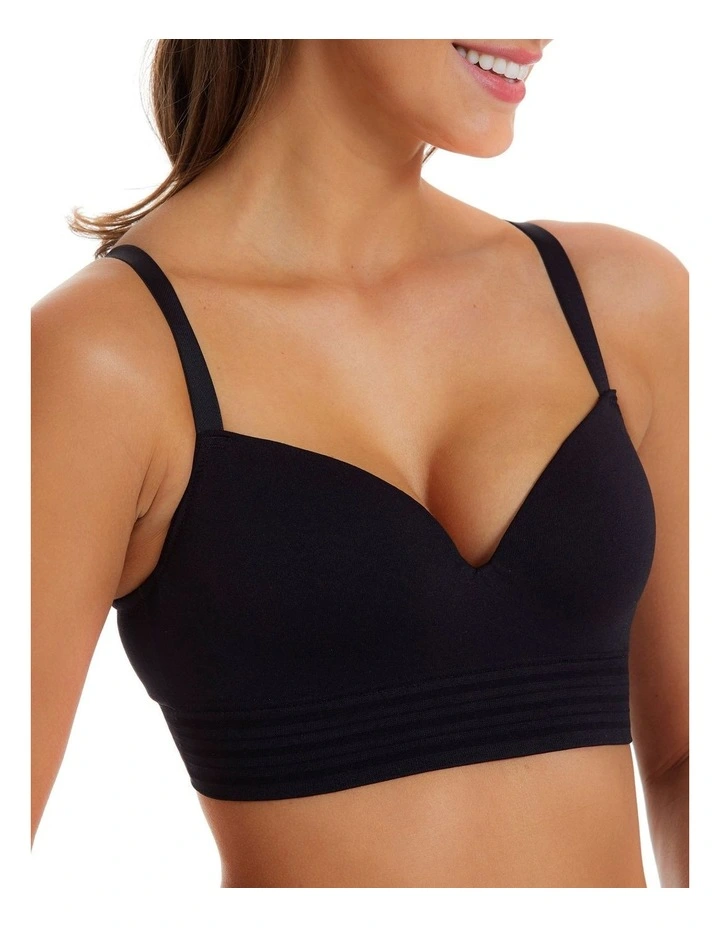 Promo π― Fine Lines Seamless Long Line Wire Free Bra In Black π 5 Promo π― Fine Lines Seamless Long Line Wire Free Bra In Black π - Image 3