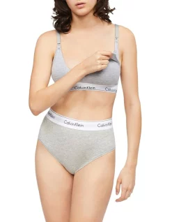 Promo 🌟 Calvin Klein Modern Cotton Maternity Nursing Bralette In Grey 🛒 -bra-accessories Shop unnamed file 761