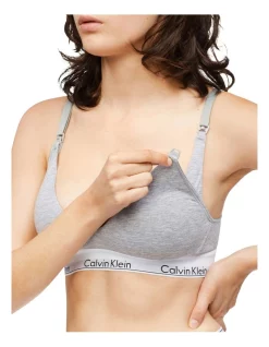Promo 🌟 Calvin Klein Modern Cotton Maternity Nursing Bralette In Grey 🛒 -bra-accessories Shop unnamed file 762