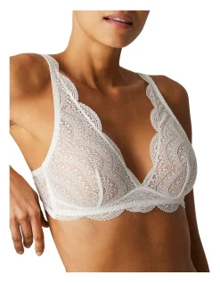 Buy π Simone Perele Karma Wirefree Triangle Bra In Ivory π