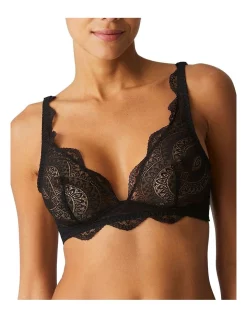 Top 10 β Simone Perele Karma Wirefree Triangle Bra Black π