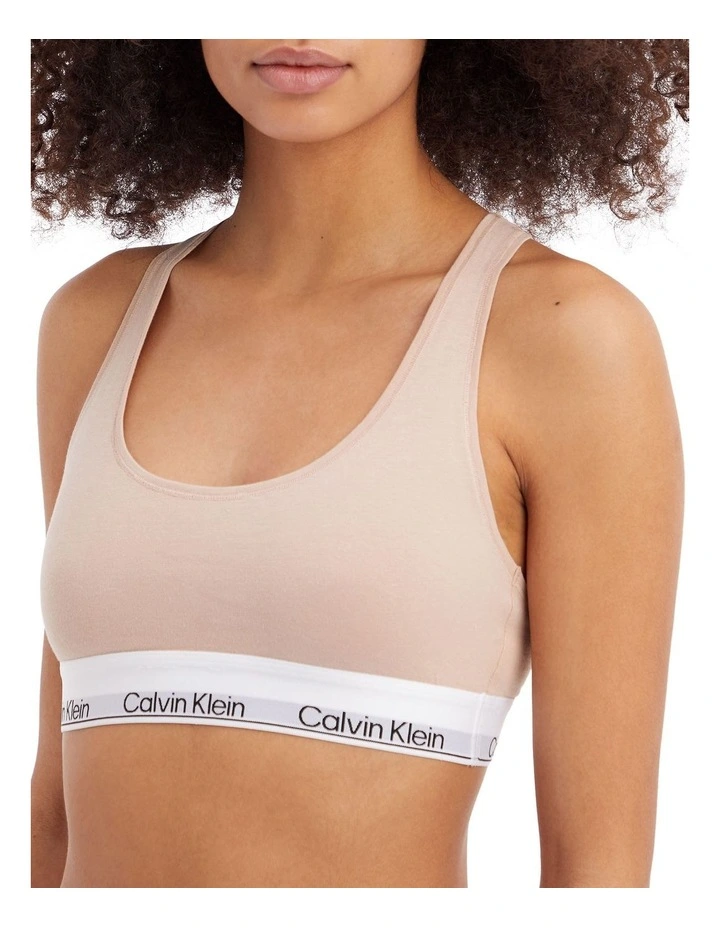 Brand new π― Calvin Klein Modern Cotton Naturals Unlined Bralette In Beige π 5 Brand new π― Calvin Klein Modern Cotton Naturals Unlined Bralette In Beige π - Image 3