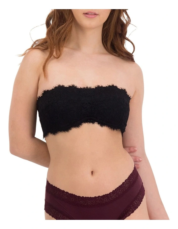 Buy π Aerie Lace Bandeau Bralette In Black βοΈ 3 Buy π Aerie Lace Bandeau Bralette In Black βοΈ