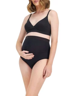 Cheapest 🛒 Berlei Life Maternity Wrap Bra In Black ⌛