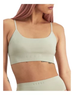 Top 10 🔥 Bonds Bases Bralette In Sage ❤️
