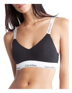 Coupon 🛒 Calvin Klein Modern Cotton Lightly Lined Bralette In Black ⭐ -bra-accessories Shop unnamed file 897