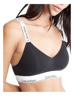 Coupon 🛒 Calvin Klein Modern Cotton Lightly Lined Bralette In Black ⭐ -bra-accessories Shop unnamed file 898