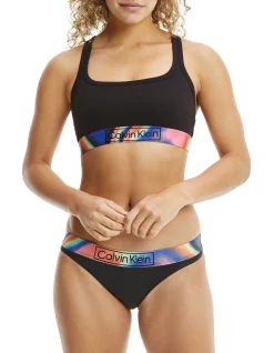 Best deal π Calvin Klein Reimagined Heritage Pride Unlined Bralette Black π