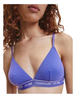 Best Sale 🤩 Calvin Klein Ck One Recycled Unlined Triangle Bra In Blue 🥰 -bra-accessories Shop unnamed file 938