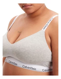 Best Pirce 🎁 Calvin Klein Modern Cotton Lightly Lined Bralette In Grey 🔔 -bra-accessories Shop unnamed file 957